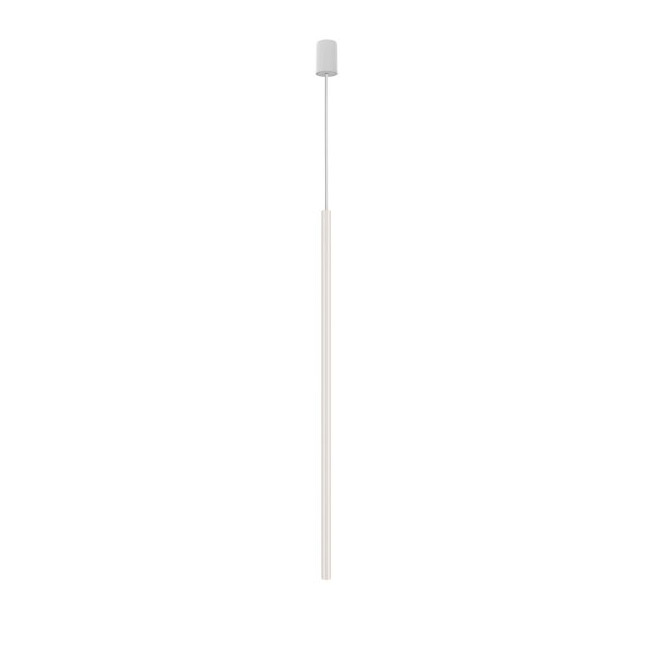Runde Hängelampe Weiß Metall Ø2,5cm G9 Modern CULT