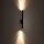 Schmale Wandleuchte Schwarz Up Down H:40cm Metall 2x G9