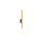 Schmale Wandleuchte Messing Up Down H:40cm Metall 2x G9