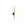 Schmale Wandleuchte Messing Up Down H:40cm Metall 2x G9