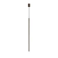 H&auml;ngelampe Metall &Oslash; 2,5 cm Braun matt rund G9 verstellbar