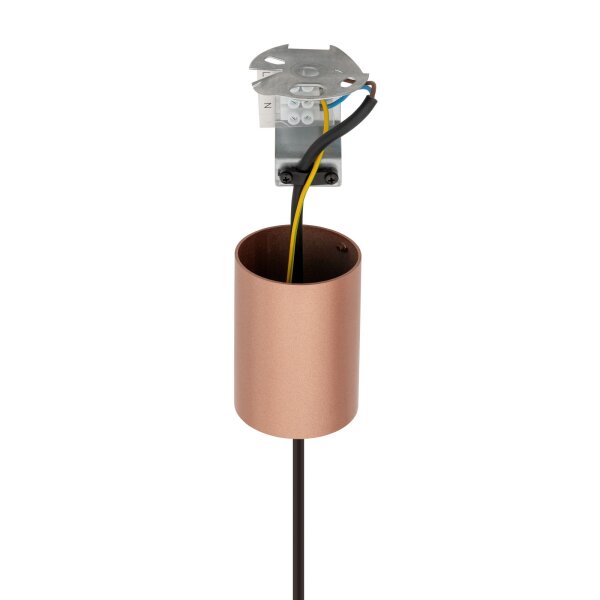 Hängelampe Kupfer matt G9 Ø 2,5 cm Metall Modern verstellbar