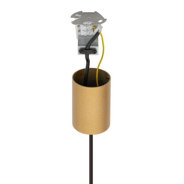 Pendelleuchte Gold matt G9 Ø 2,5 cm Metall Modern verstellbar