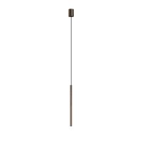 Moderne Pendelleuchte Braun matt G9 &Oslash; 2,5 cm Metall