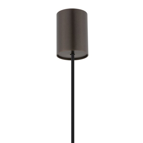 Hängeleuchte Braun matt G9 Ø 2,5 cm Metall Modern schmal