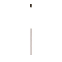 H&auml;ngeleuchte Braun matt G9 &Oslash; 2,5 cm Metall Modern schmal