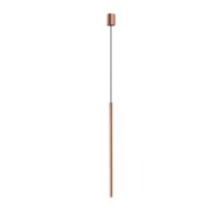 Pendelleuchte Kupfer verstellbar Zylinder &Oslash; 2,5 cm schmal G9