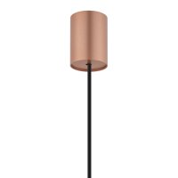Pendelleuchte Kupfer verstellbar Zylinder Ø 2,5 cm...
