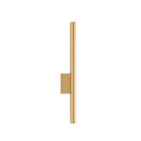Wandleuchte Metall2-flammig Up Down in Gold matt G9 innen