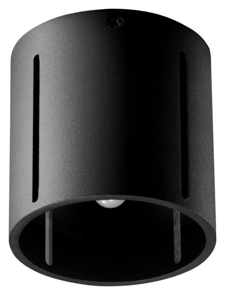 Deckenleuchte Schwarz klein Ø 10 cm Metall G9 Spot