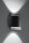 indirekte Wandleuchte Schwarz Up Down Metall Treppe Flur