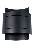 Wandlampe innen Schwarz Metall Up Down indirektes Licht
