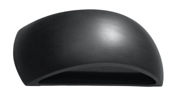 Schwarze Wandleuchte Keramik Modern Up Down indirekt