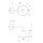 Wandlampe Schwarz Gold E27 Metall Loft Design