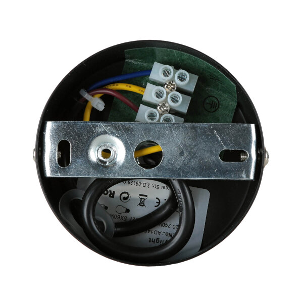 Moderne Hängelampe Glas Metall Schwarz Weiß E27