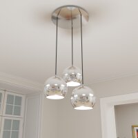 Hängeleuchte Chrom 3-flammig GU10 Retro Esstisch