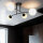 Deckenlampe Modern Schwarz Weiß Kugel Schirm 4x E14