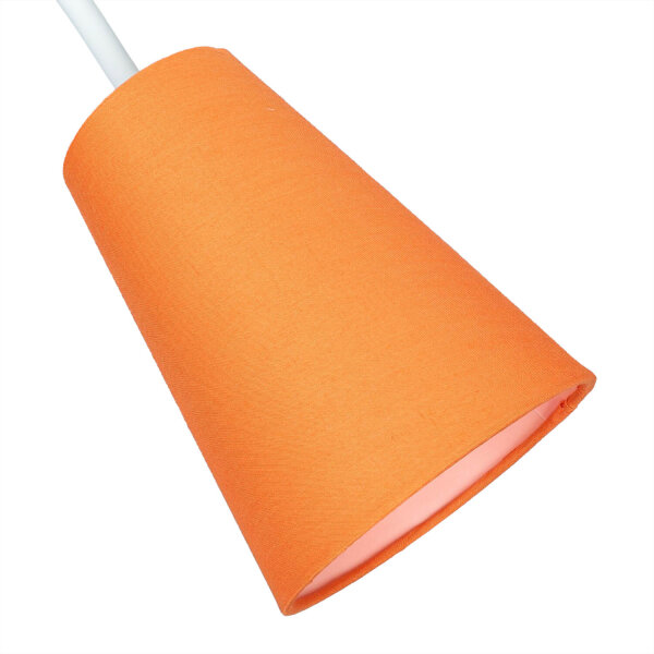 Bunte Deckenlampe 3-flmg Orange Gelb Grün flexibel