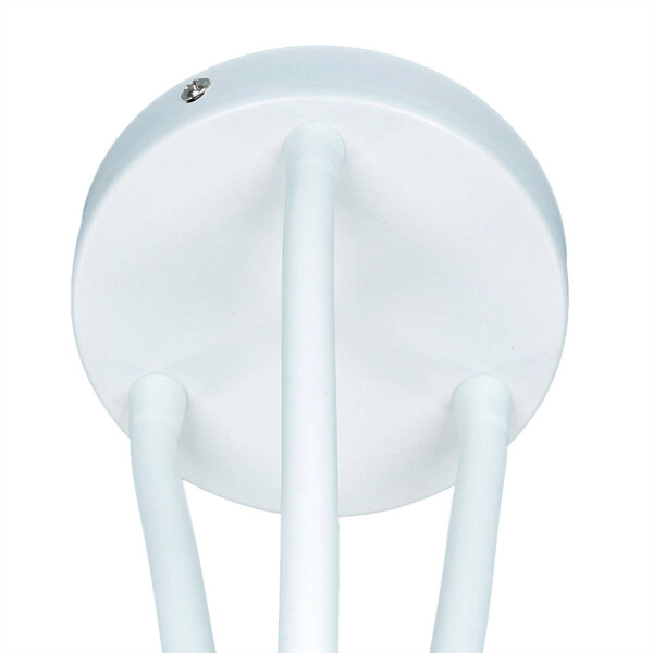Bunte Deckenlampe 3-flmg Orange Gelb Grün flexibel