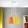 Bunte Deckenlampe 3-flmg Orange Gelb Grün flexibel