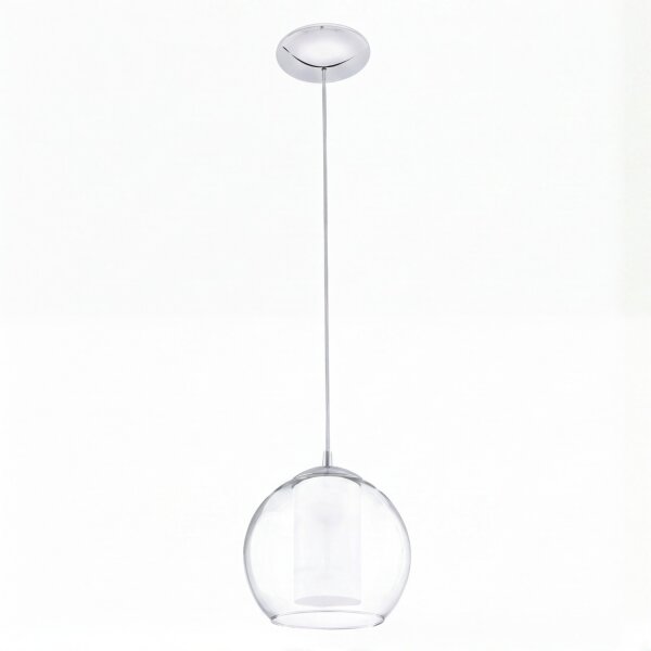 Elegante Hängeleuchte Bolsano Weiß Ø20cm