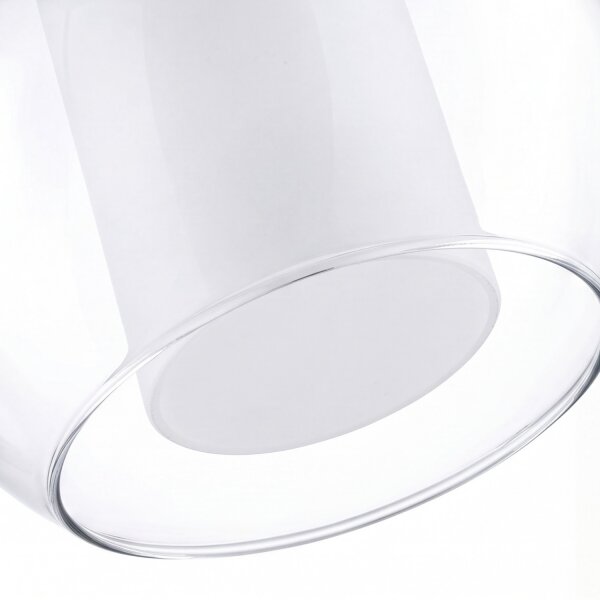 Elegante Hängeleuchte Bolsano Weiß Ø20cm