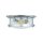 Deckenlampe IP44 Ø 40 cm Chrom rund 2x E27 Glas Metall Bad