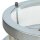 Deckenlampe IP44 Ø 40 cm Chrom rund 2x E27 Glas Metall Bad