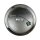 Deckenlampe IP44 Ø 40 cm Chrom rund 2x E27 Glas Metall Bad