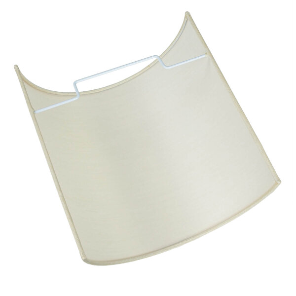 Wandleuchte Up Down Stoff H: 23 cm E27 Hellbraun