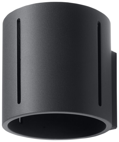 Kleine Wandleuchte Schwarz 10 cm Up Down Metall G9