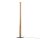 LED Stehleuchte Holz Schwarz 120 cm 3000 K Kiefer