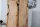 Standleuchte 160cm Modern Teak Holz Leinen