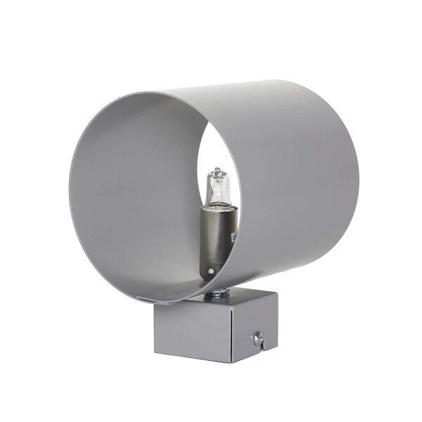 Wandlampe Up Down Grau rund indirektes Licht LOTTIE