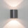 Wandlampe Up Down Grau rund indirektes Licht LOTTIE