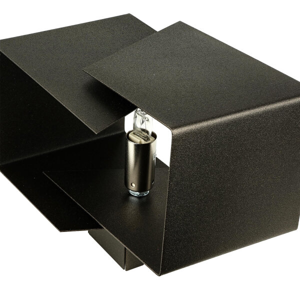 Wandlampe Metall Braun indirektes Licht BLOX