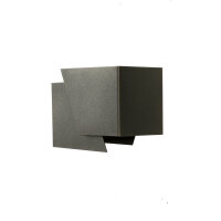 Wandlampe Metall Braun indirektes Licht BLOX