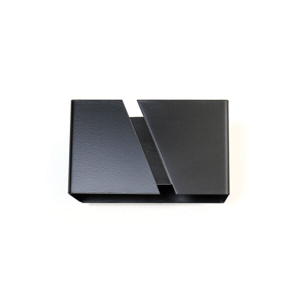 Up Down Wandleuchte Metall Design eckig Schwarz G9