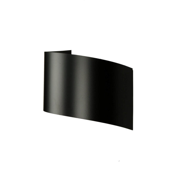 Wandleuchte Up Down Schwarz Metall schräg G9