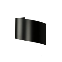 Wandleuchte Up Down Schwarz Metall schräg G9