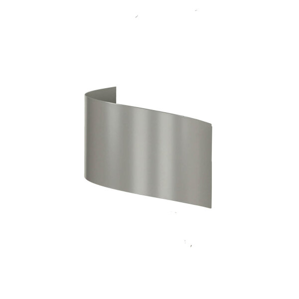 Wandleuchte Grau Up Down Metall Design schräg G9