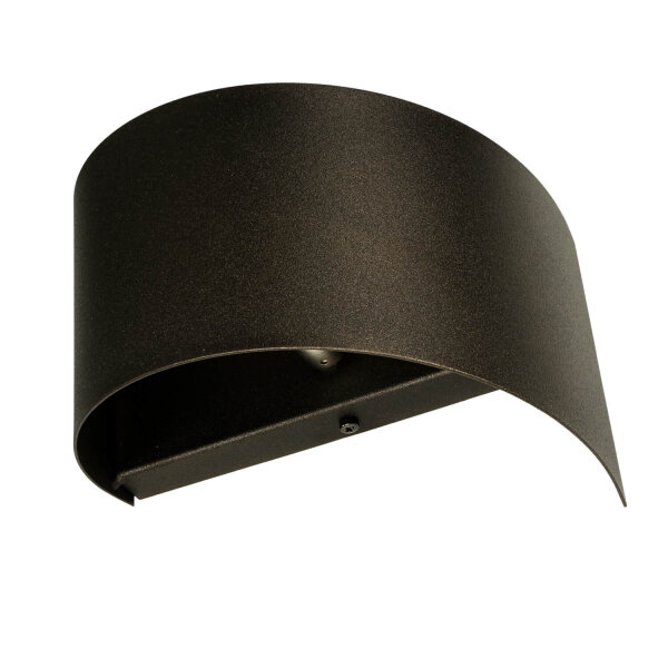 Wandleuchte Anthrazit Up Down Metall Design schräg G9