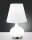 Tischleuchte Chrom Modern E27 E14 Glas 33 cm blendarm