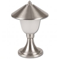 Sockelleuchte Garten Terrasse 29 cm hoch Messing Glas...
