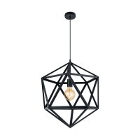Hängeleuchte Embleton Schwarz Ø46cm
