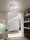 LED Deckenleuchte Aluminium 3000K Gold dimmbar B:30 cm