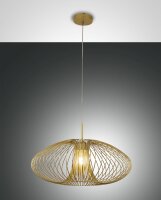 Pendelleuchte Gold E27 rund &Oslash;60 cm dekorativ Modern