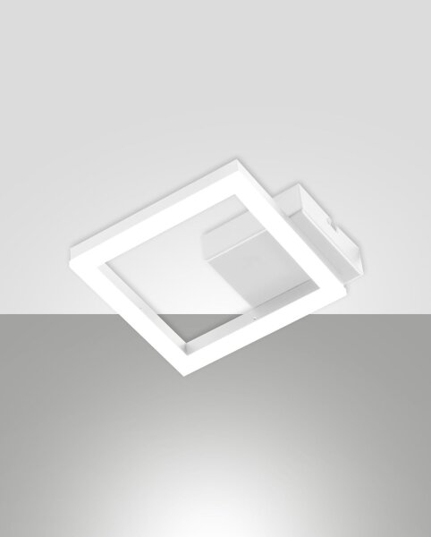LED Deckenleuchte Aluminium 3000K Weiß dimmbar B:17 cm