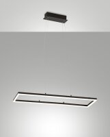 LED Pendelleuchte Aluminium IP40 3000K Schwarz dimmbar