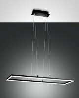 LED Pendelleuchte Aluminium IP40 3000K Schwarz dimmbar